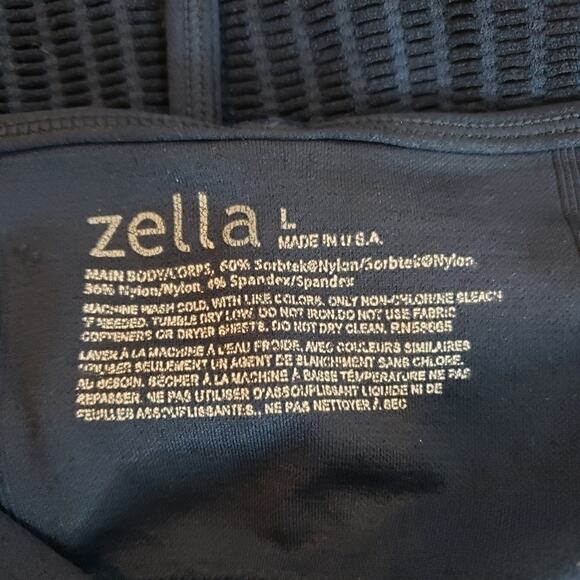 Zella Work Out Top with Reinforced Sides Large - Picture 4 of 7